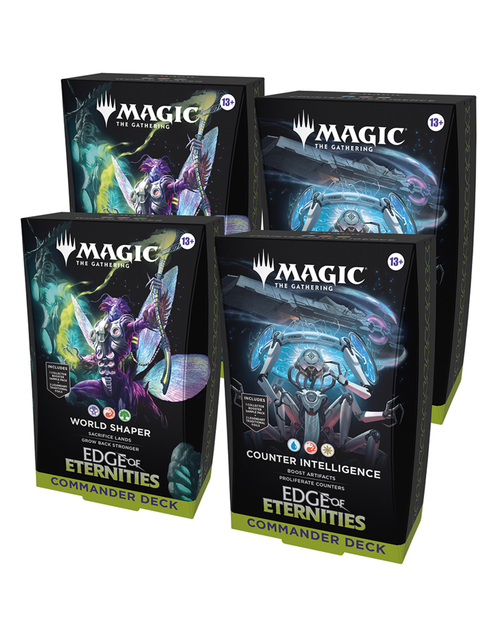 Magic Magic the Gathering CCG: Edge of Eternities Commander Deck Carton (4)