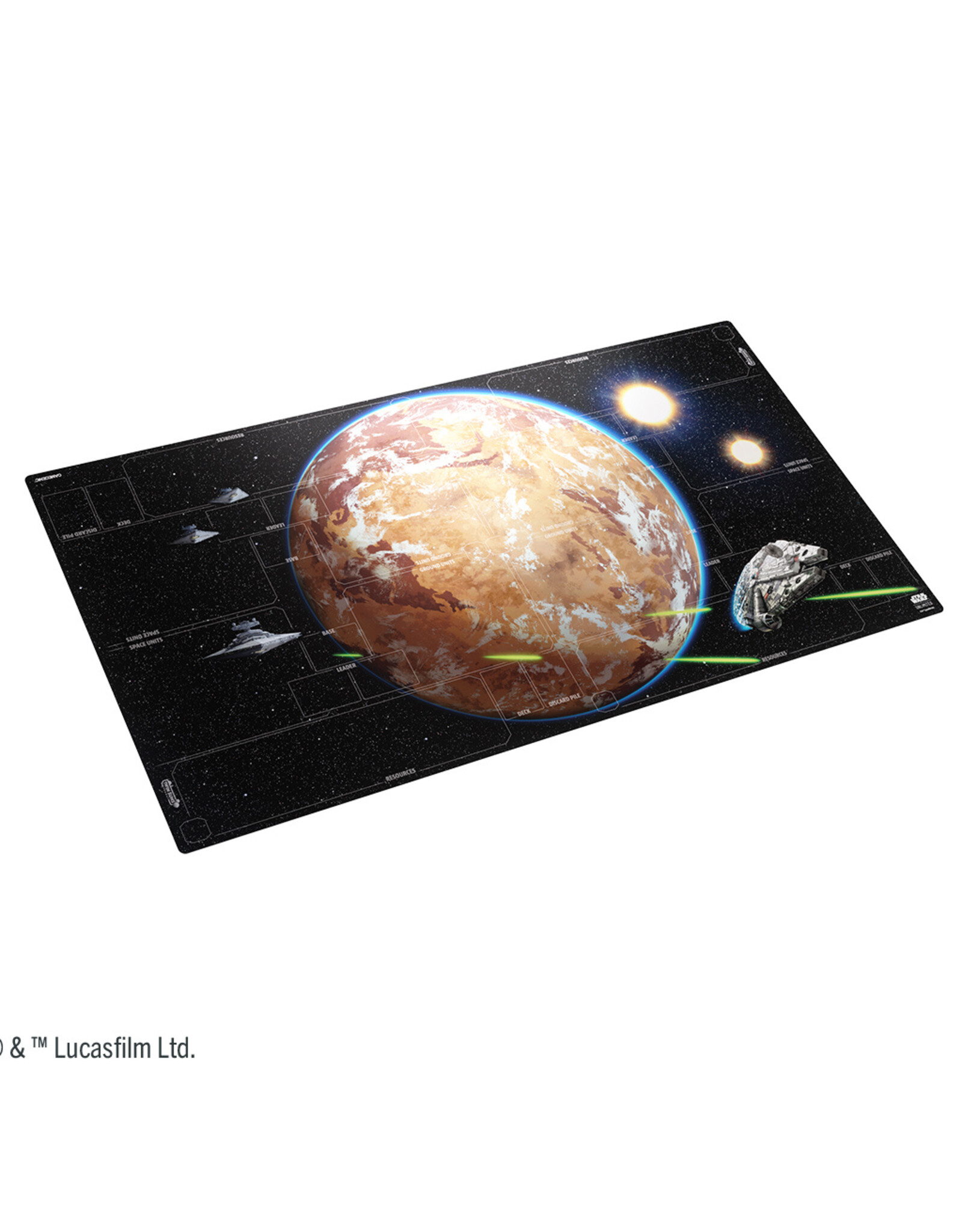 GameGenic SWU: Battle Zone Game Mat Optimized for 4-Players