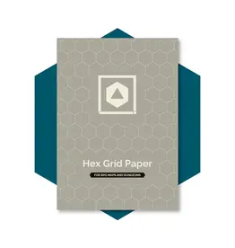 Roll & Play Press Grid Paper Pad: Hex Grid