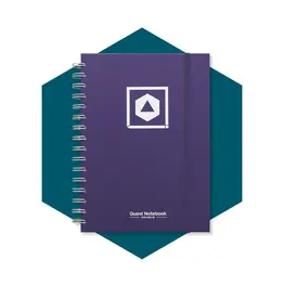 Roll & Play Press Quest Notebook: Player (D&D 5E) / Purple