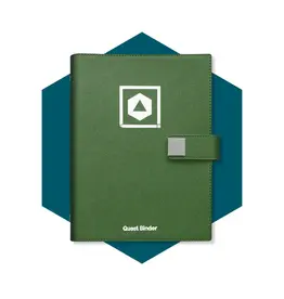 Roll & Play Press Quest Binder: Green