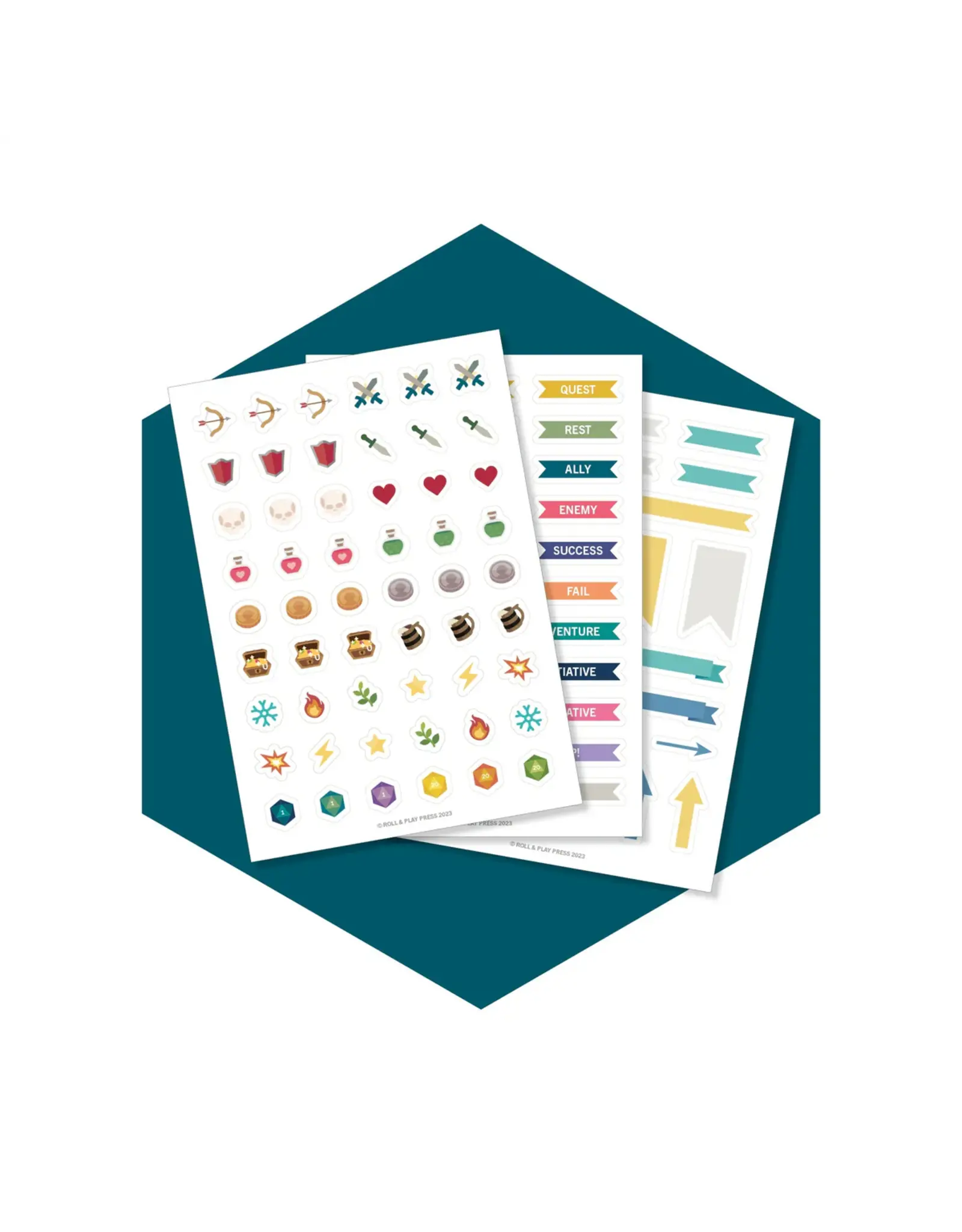 Roll & Play Press RPG Sticker Pack