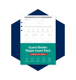 Roll & Play Press Quest Binder Player Insert Pack
