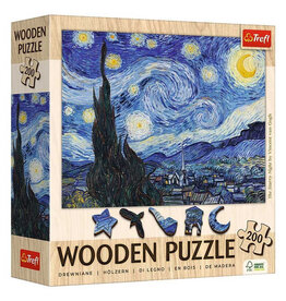 Trefl Puzzle: Van Gogh Starry Night 200pc Wood