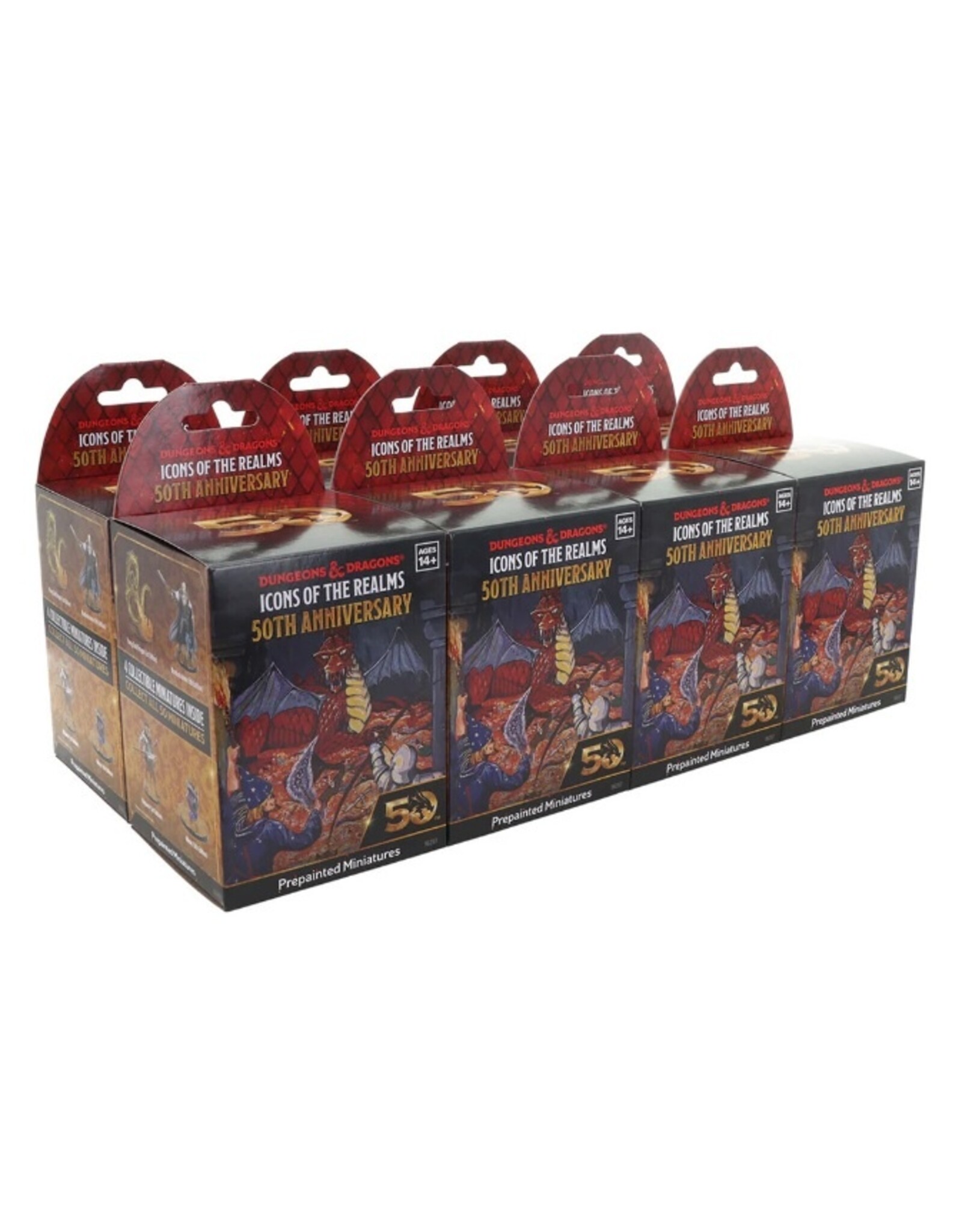 WizKids Dungeons & Dragons: Icons of the Realms Set 31 50th Anniversary Booster Brick (8)