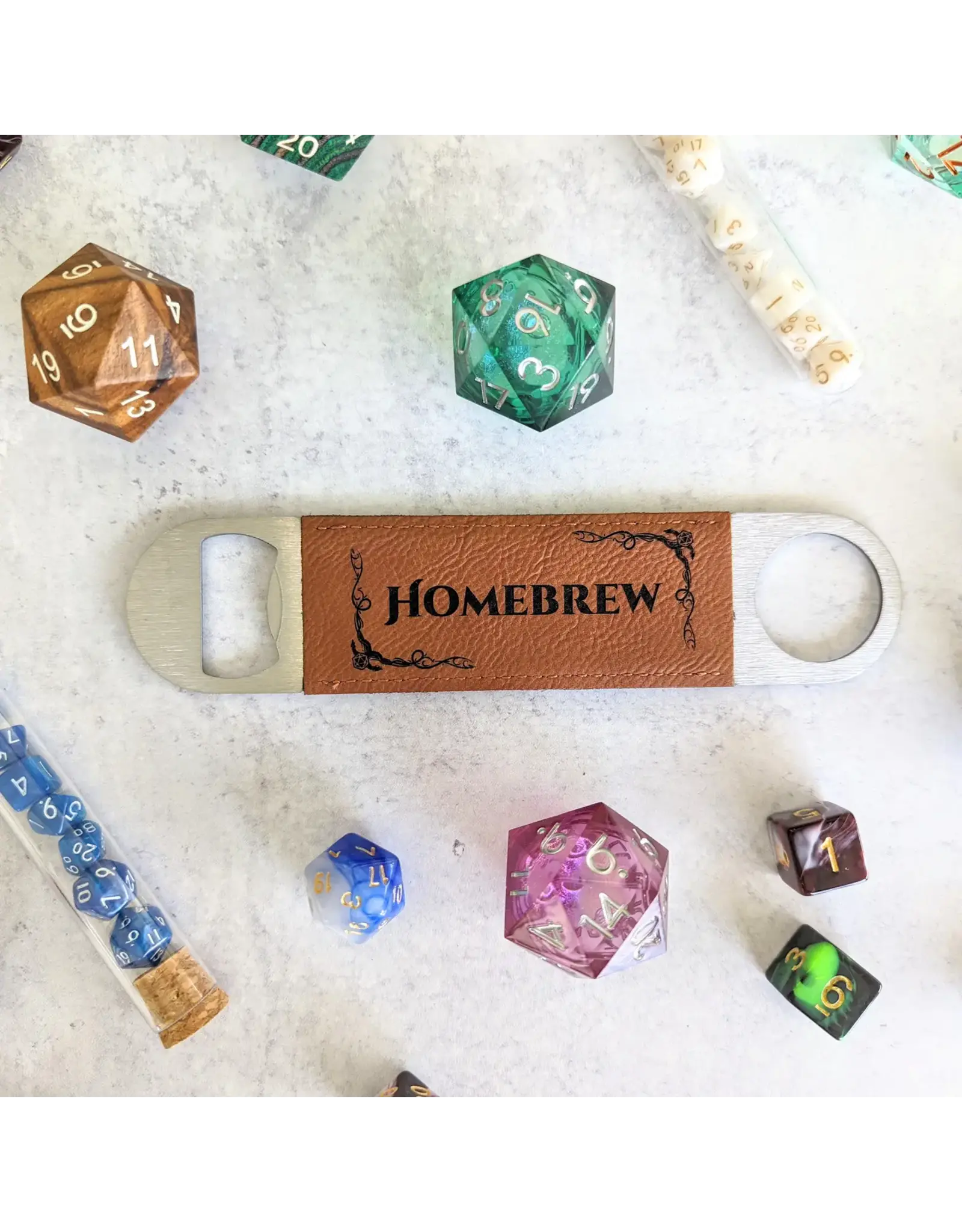 NTSD Gaming Homebrew - Faux Leather Bottle Opener