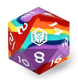 d20 55mm Chonk (Silicone): Rainbow Realms