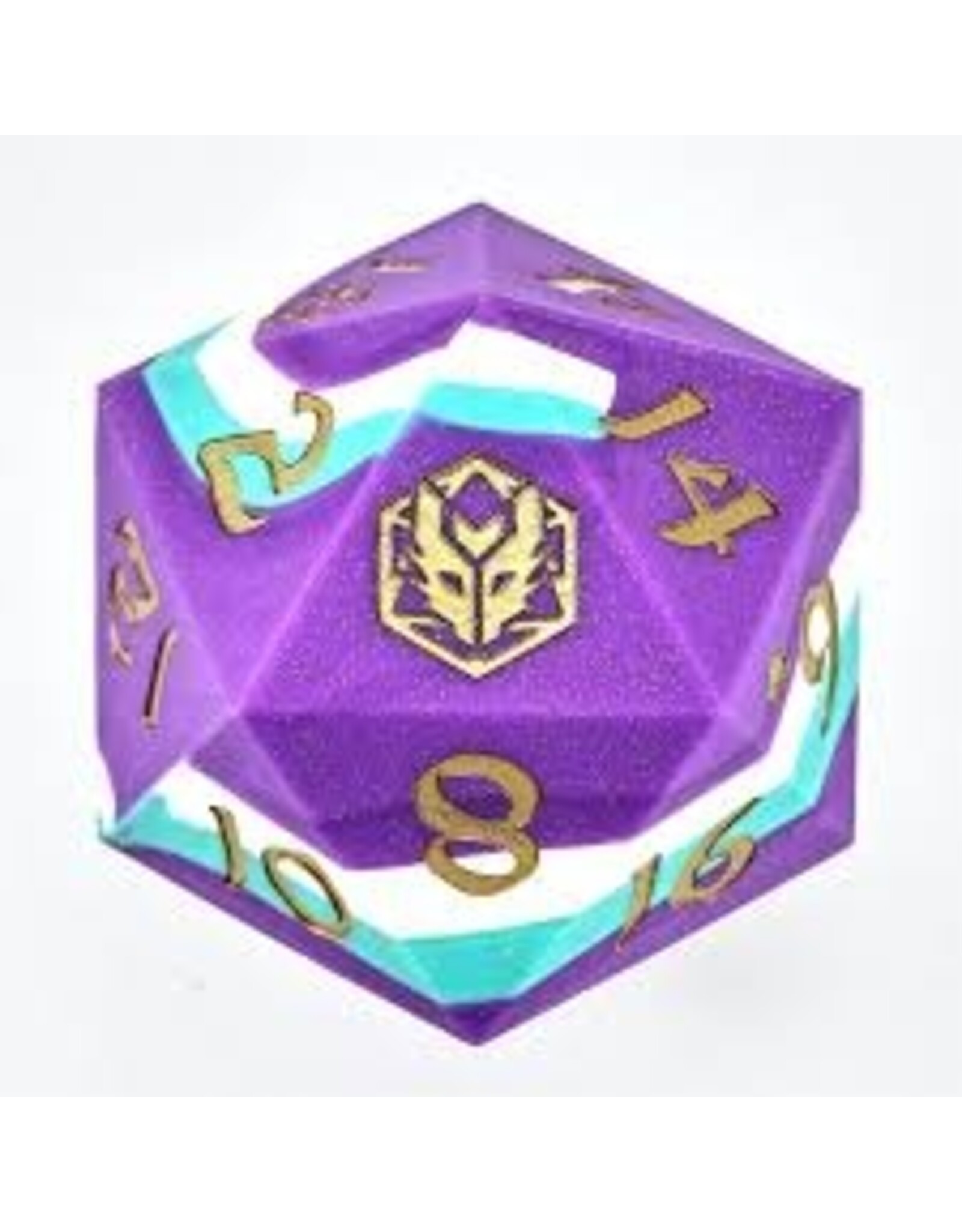 d20 55mm Chonk (Silicone): Celestial Gleam