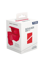 Ultimate Guard Ultimate Guard Deck Case Boulder 100+ Solid Opaque Red
