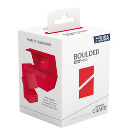 Ultimate Guard Ultimate Guard Deck Case Boulder 100+ Solid Opaque Red