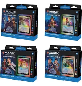 Magic Magic the Gathering CCG: Doctor Who Commander Deck Carton (4)