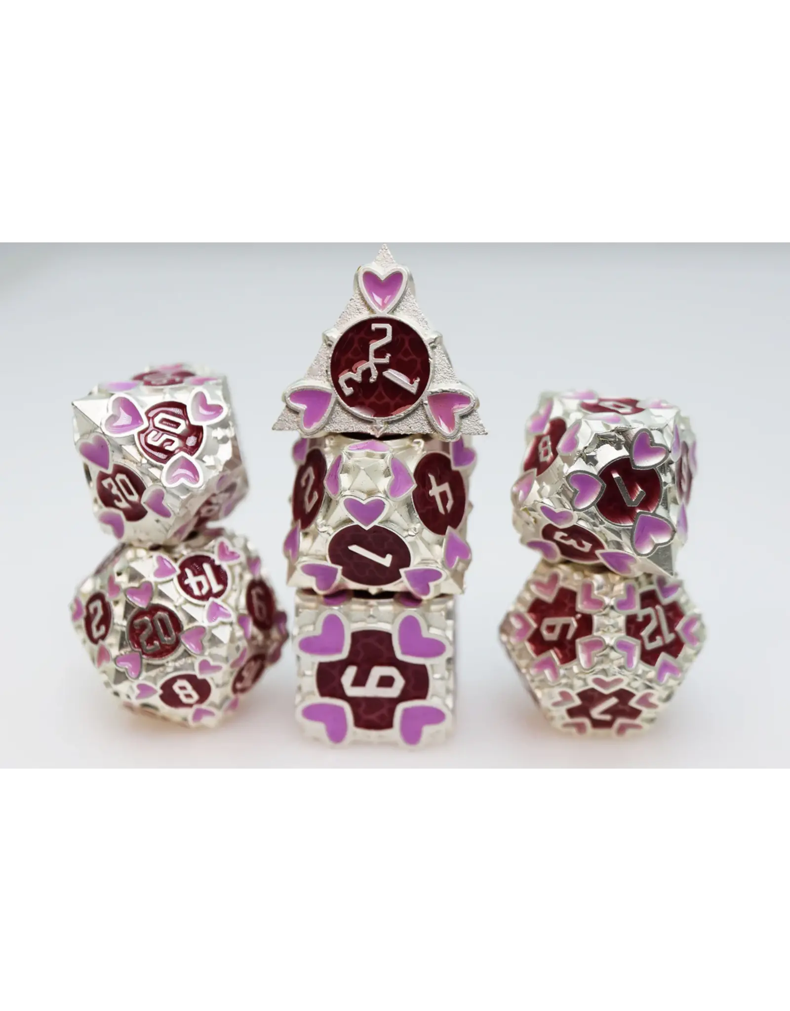 Foam Brain Erotes' Arrow: Hymenaios - Metal RPG Dice Set