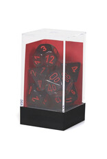 Chessex 7-Set Polyhedral Translucent Smoke/Red Set