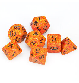 Chessex 7-Set Cube Speckled Fire