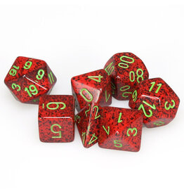 Chessex 7-Set Cube Speckled Strawberry