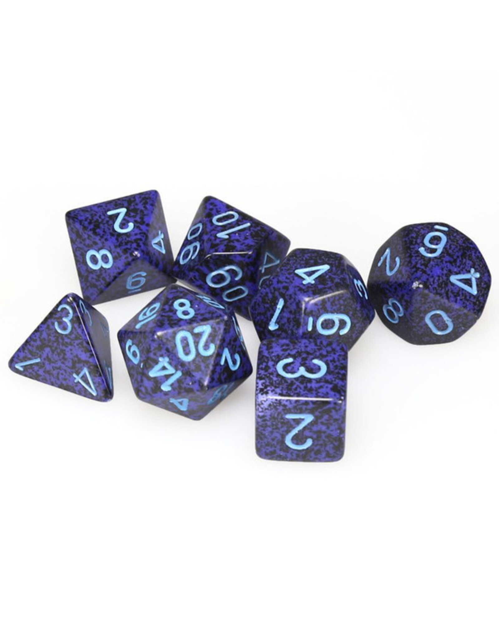 Chessex 7-Set Cube Speckled Cobalt