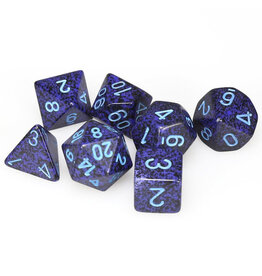 Chessex 7-Set Cube Speckled Cobalt