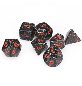 Chessex 7-Set Cube Speckled Space
