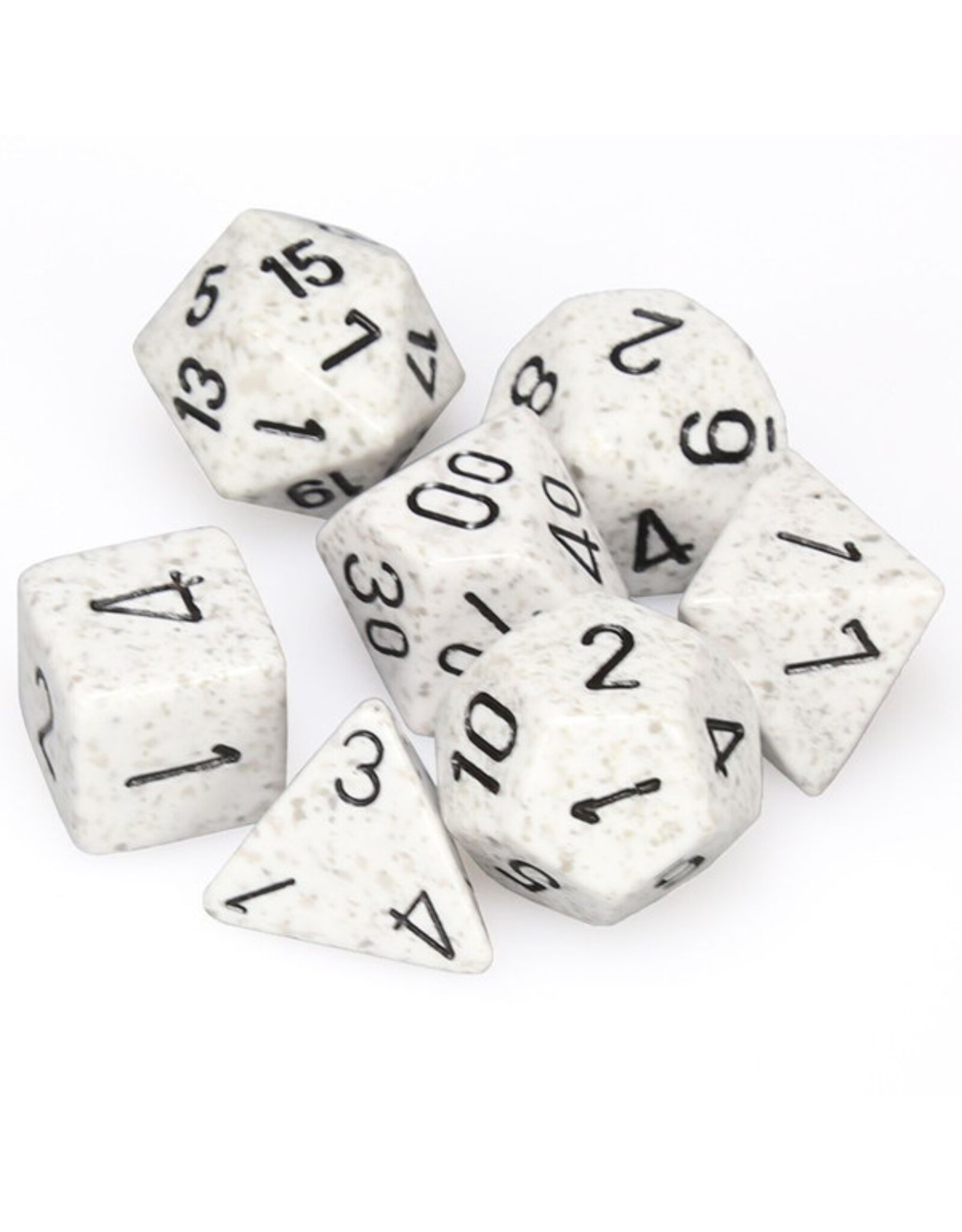 Chessex 7-Set Cube Speckled Arctic Camo