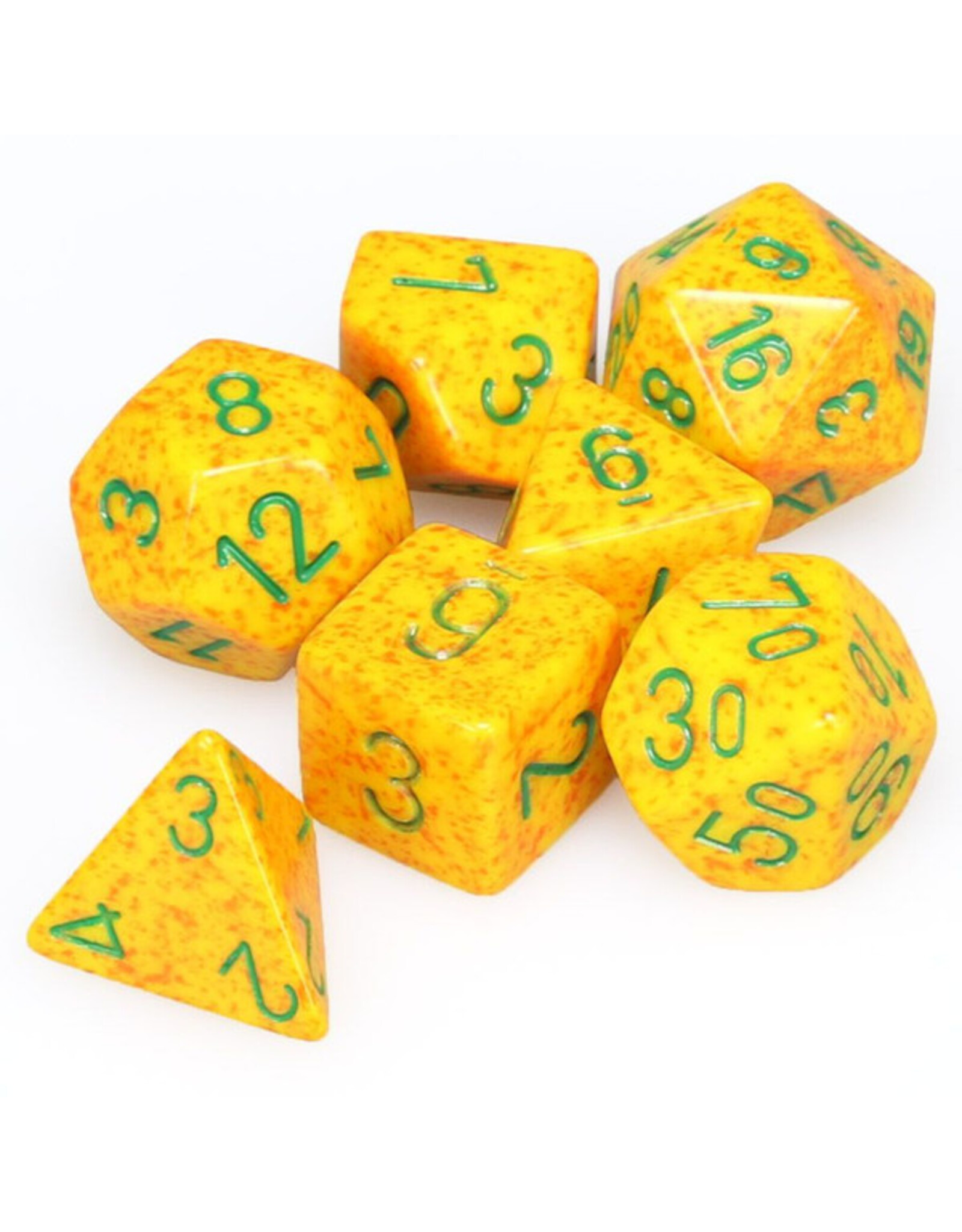 Chessex 7-Set Polyhedral Speckled Lotus