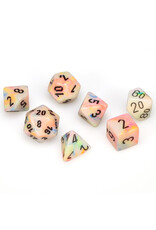 Chessex 7-Set Cube Festive Circus with Black