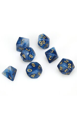 Chessex 7-Set Cube Phantom Teal with Gold