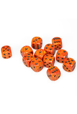 Chessex d6 Cube 16mm Speckled Fire (12)