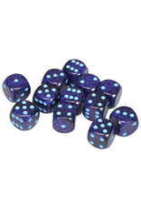 Chessex d6 Cube 16mm Speckled Cobalt (12)