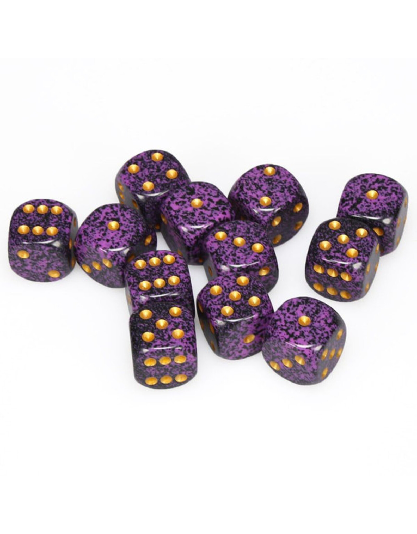 Chessex d6 Cube 16mm Speckled Hurricane (12)
