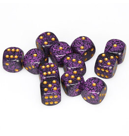 Chessex d6 Cube 16mm Speckled Hurricane (12)