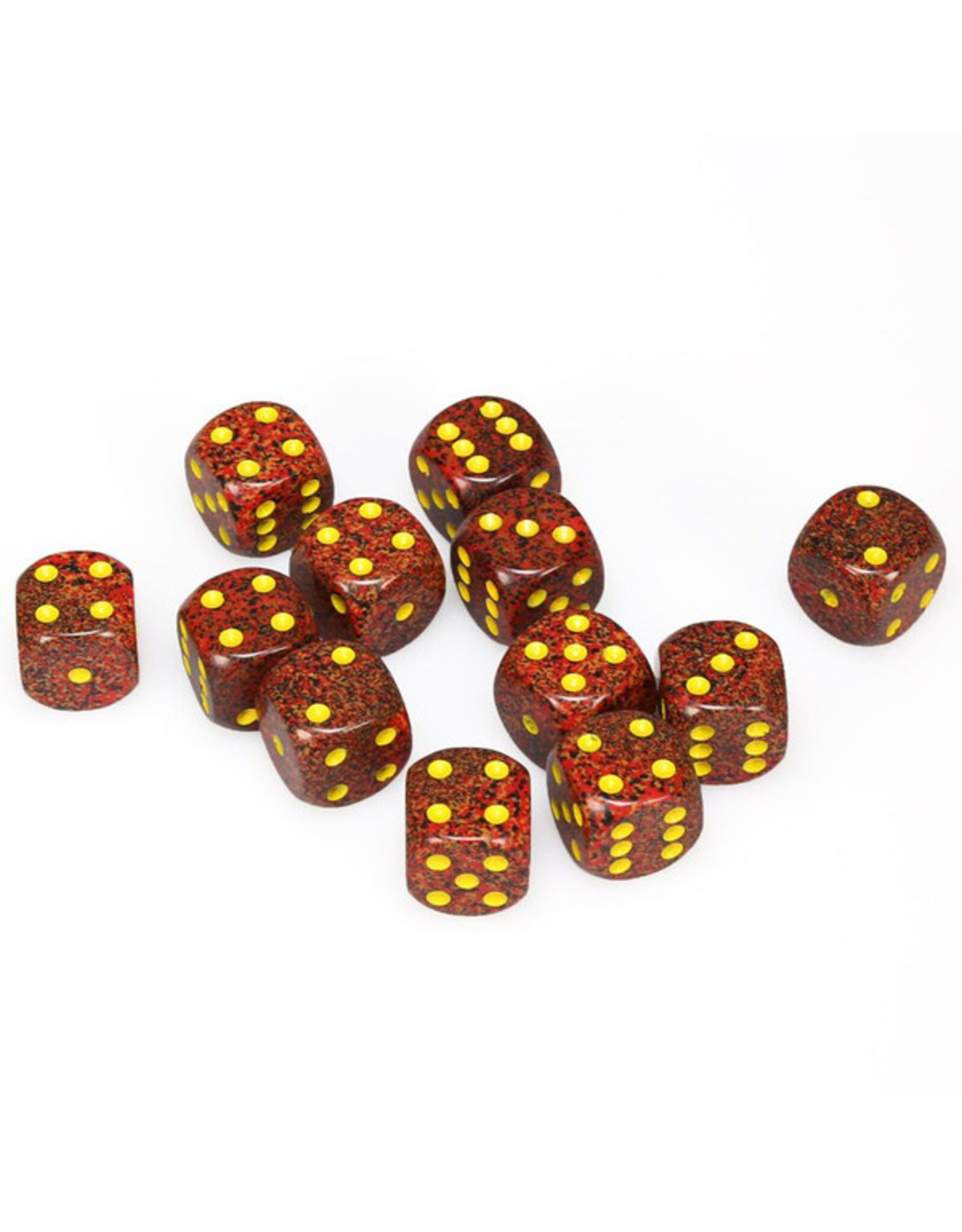 Chessex d6 Cube 16mm Speckled Mercury (12)