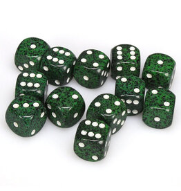 Chessex d6 Cube 16mm Speckled Recon (12)