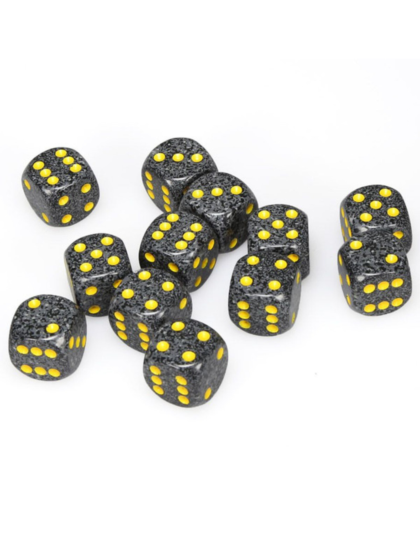 Chessex d6 Cube 16mm Speckled Urban Camo (12)