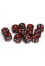 Chessex d6 Cube 16mm Speckled Silver Volcano (12)