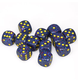 Chessex d6 Cube 16mm Speckled Twilight (12)