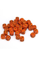 Chessex d6 Cube 12mm Speckled Fire (36)