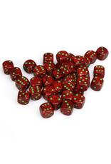 Chessex d6 Cube 12mm Speckled Strawberry (36)