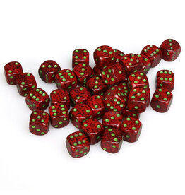 Chessex d6 Cube 12mm Speckled Strawberry (36)
