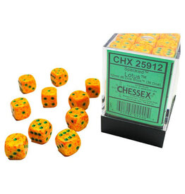 Chessex d6 Cube 12mm Speckled Lotus (36)