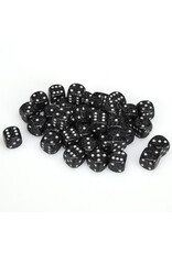 Chessex d6 Cube 12mm Speckled Ninja (36)