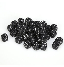 Chessex d6 Cube 12mm Speckled Ninja (36)
