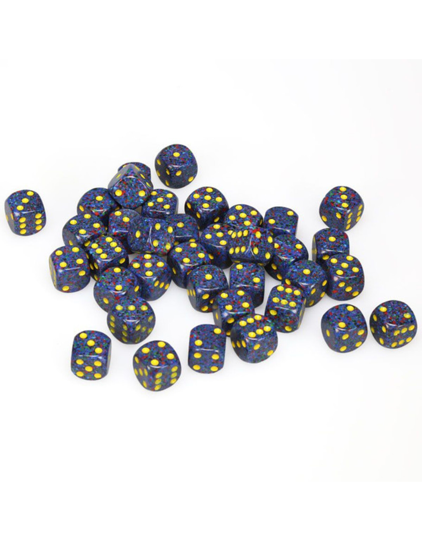 Chessex d6 Cube 12mm Speckled Twilight (36)