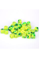 Chessex Gemini 6: 12mm D6 Green Yellow