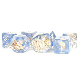 Metallic Dice Games 7-Set Sea Conch