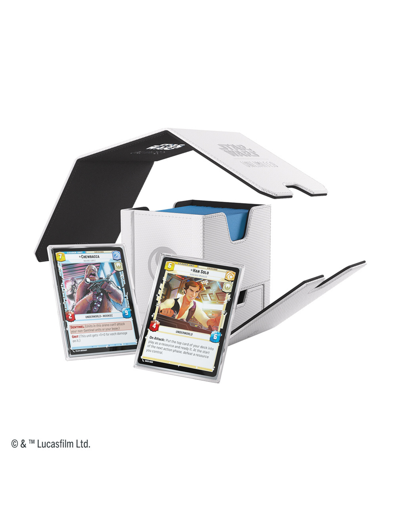 GameGenic SWU: Twin Suns Deck Pod White & Black