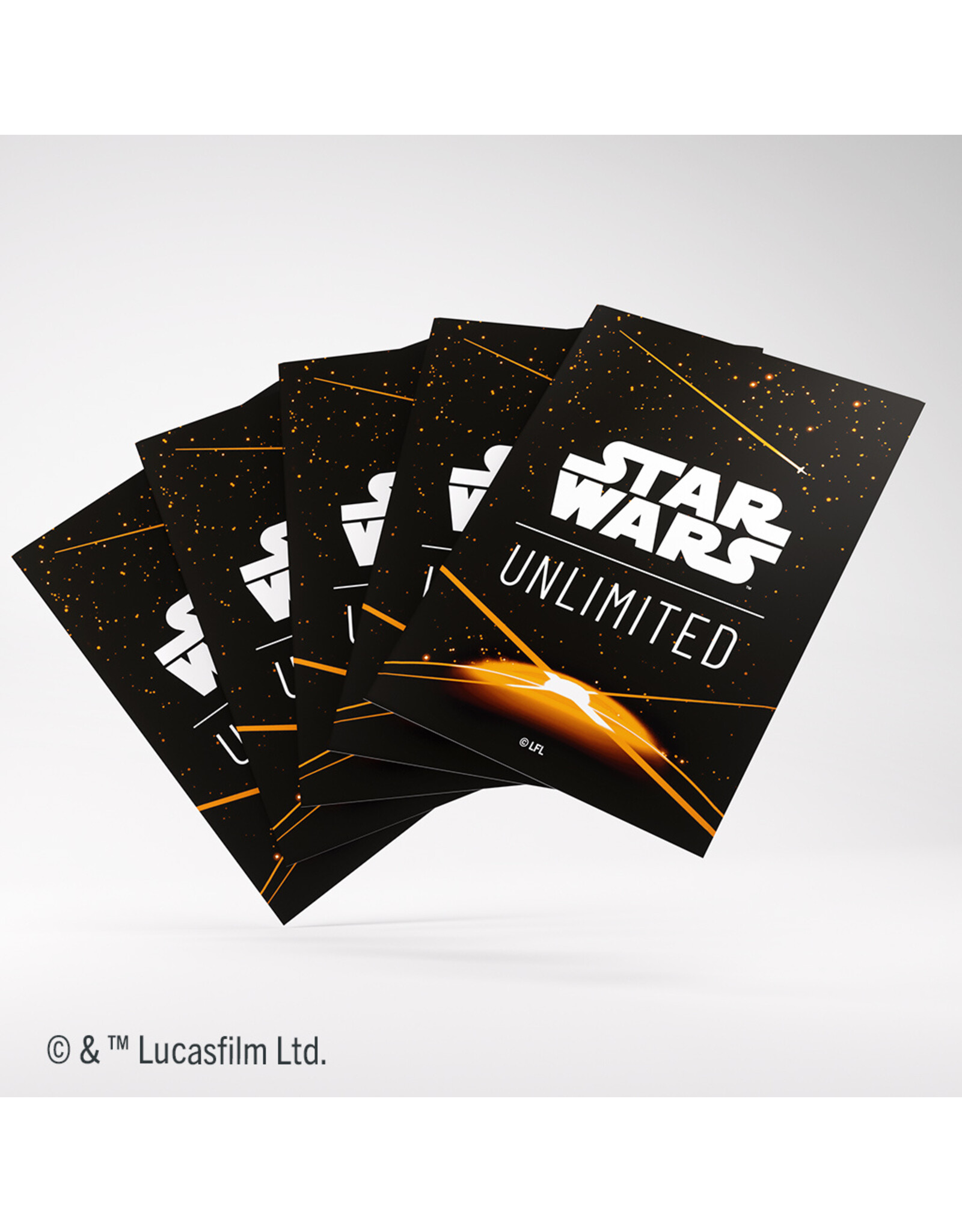 GameGenic SWU: Premium Art Sleeve Card Back Orange