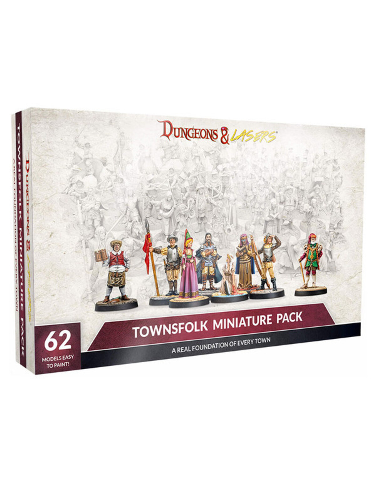Archon Studios Dungeons & Lasers: Townsfolk Miniature Pack