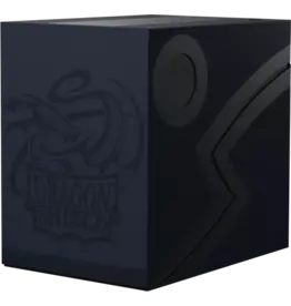 Dragon Shield Double Deck Shell Deck Box Black/Blue