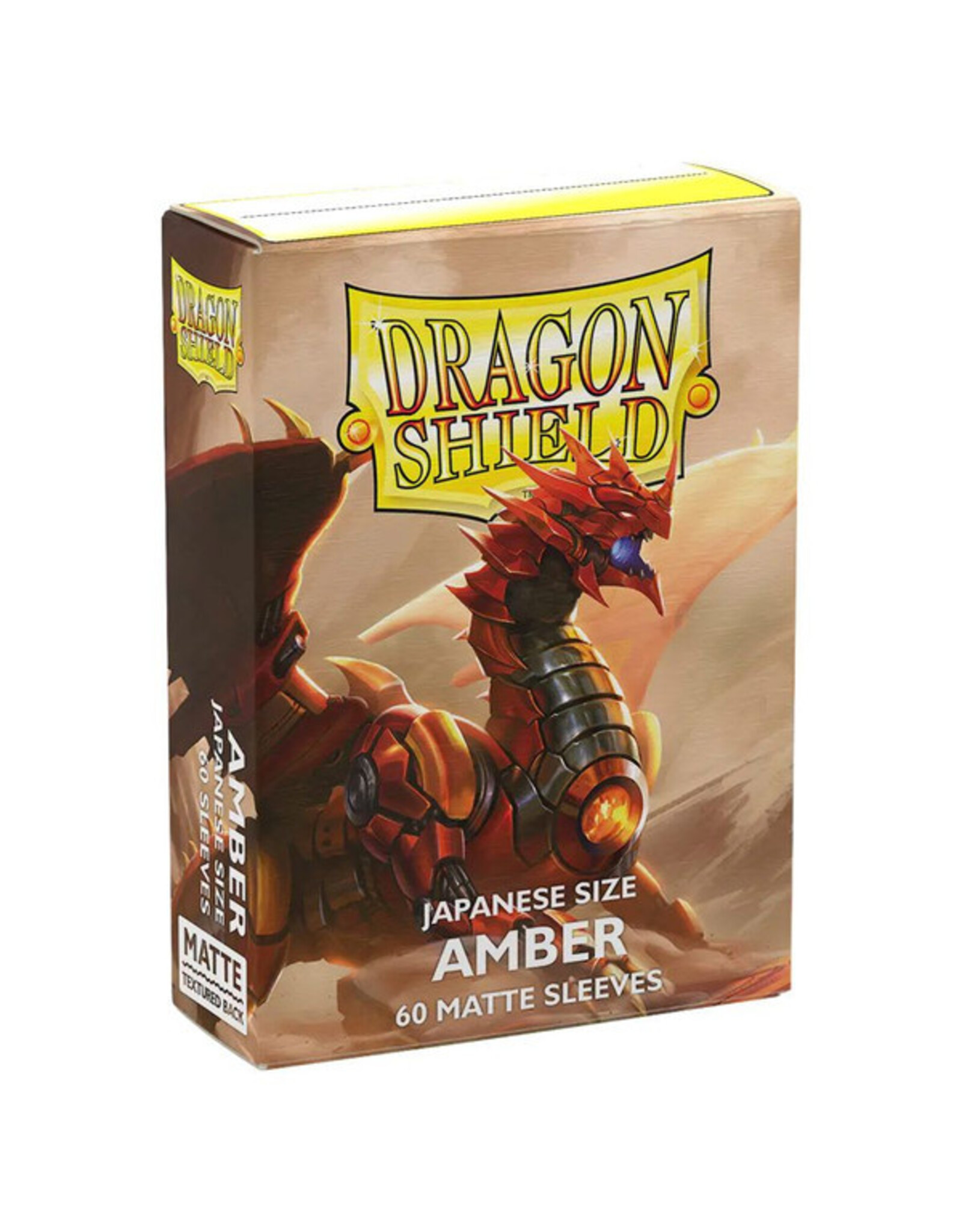 Deck Protector: Dragon Shield: Japanese: Matte: Amber (60)
