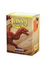 Dragon Shields: (100) Matte - Amber